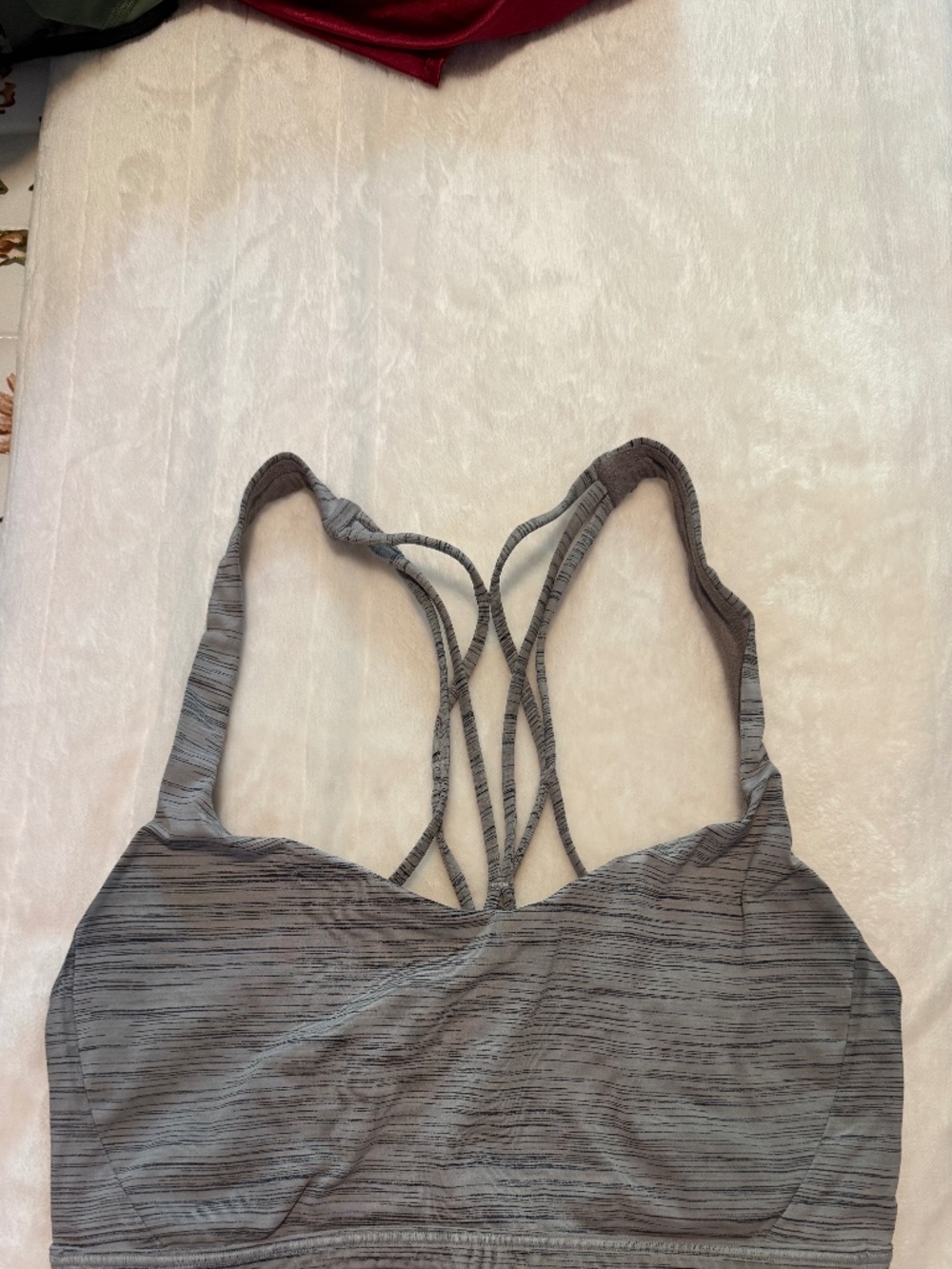 Lululemon flexyflex grey stripe size 10